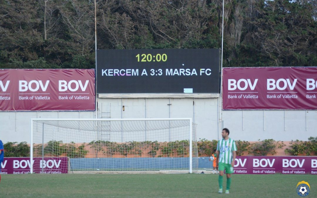 Kercem Force the Match to Extra Time but Get Eliminated on Penalties