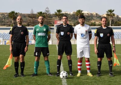 Captains and match officials