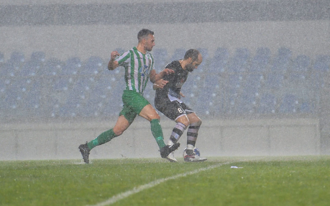 Ghajnsielem, Kercem match abandoned due to heavy rain