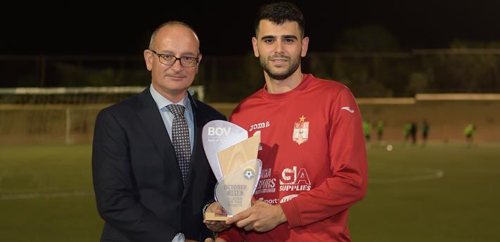 BOV GFA Player of the Month – October 2018 – Victoria Hotspurs Goalkeeper Adrian Parnis