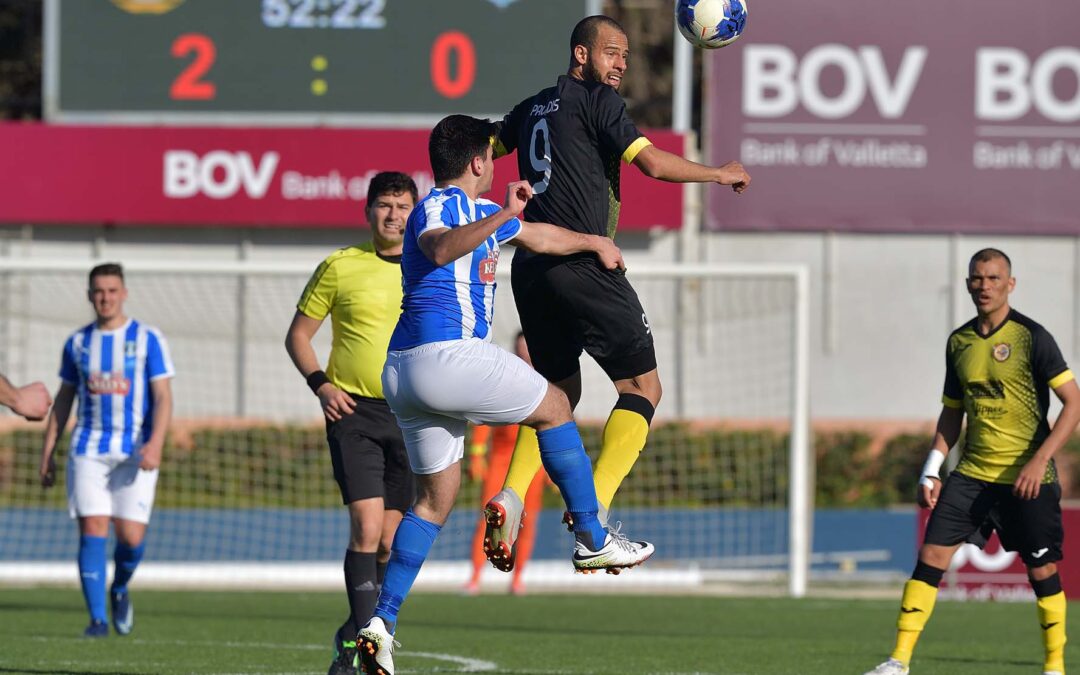 Xewkija defeat Gharb with two goals scored in each half