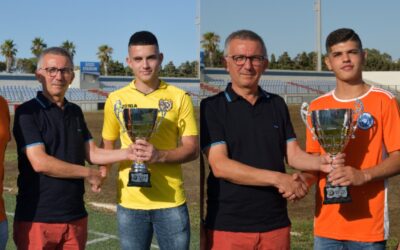 Under 18 joint-champions presented with trophy