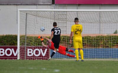 Ghajnsielem obtain a win with a goal in each half