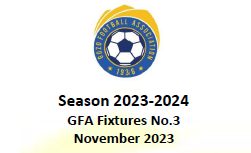 GFA Fixtures No. 3 / November-2023-2024