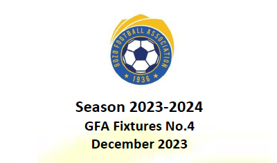 GFA Fixtures No. 4 / 2023 -2024