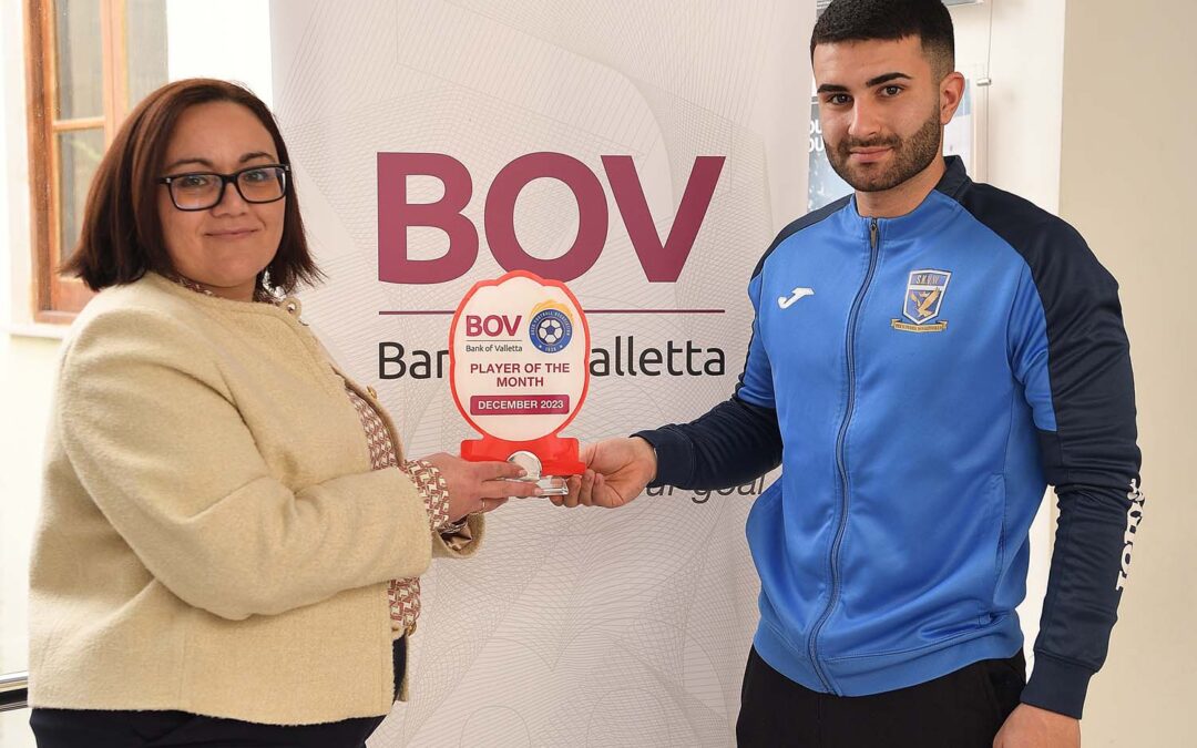 Gabriel Farrugia GFA BOV Player of the Month – December 2023
