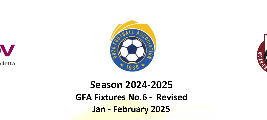 GFA Fixtures No. 6 Revised January- February 2025