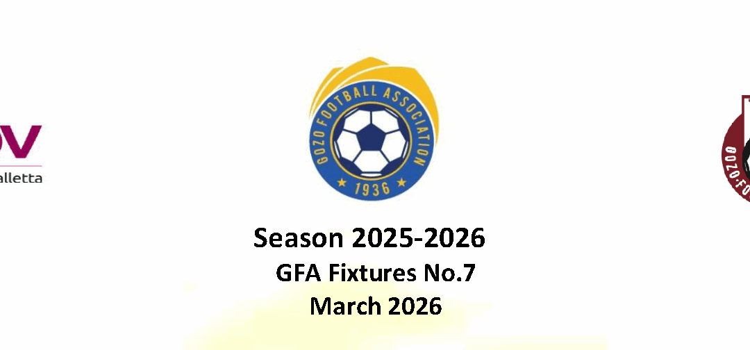 GFA Fixtures No 7 March – 2025-2026