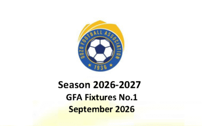 GFA Fixtures No. 1 / 2026-2027
